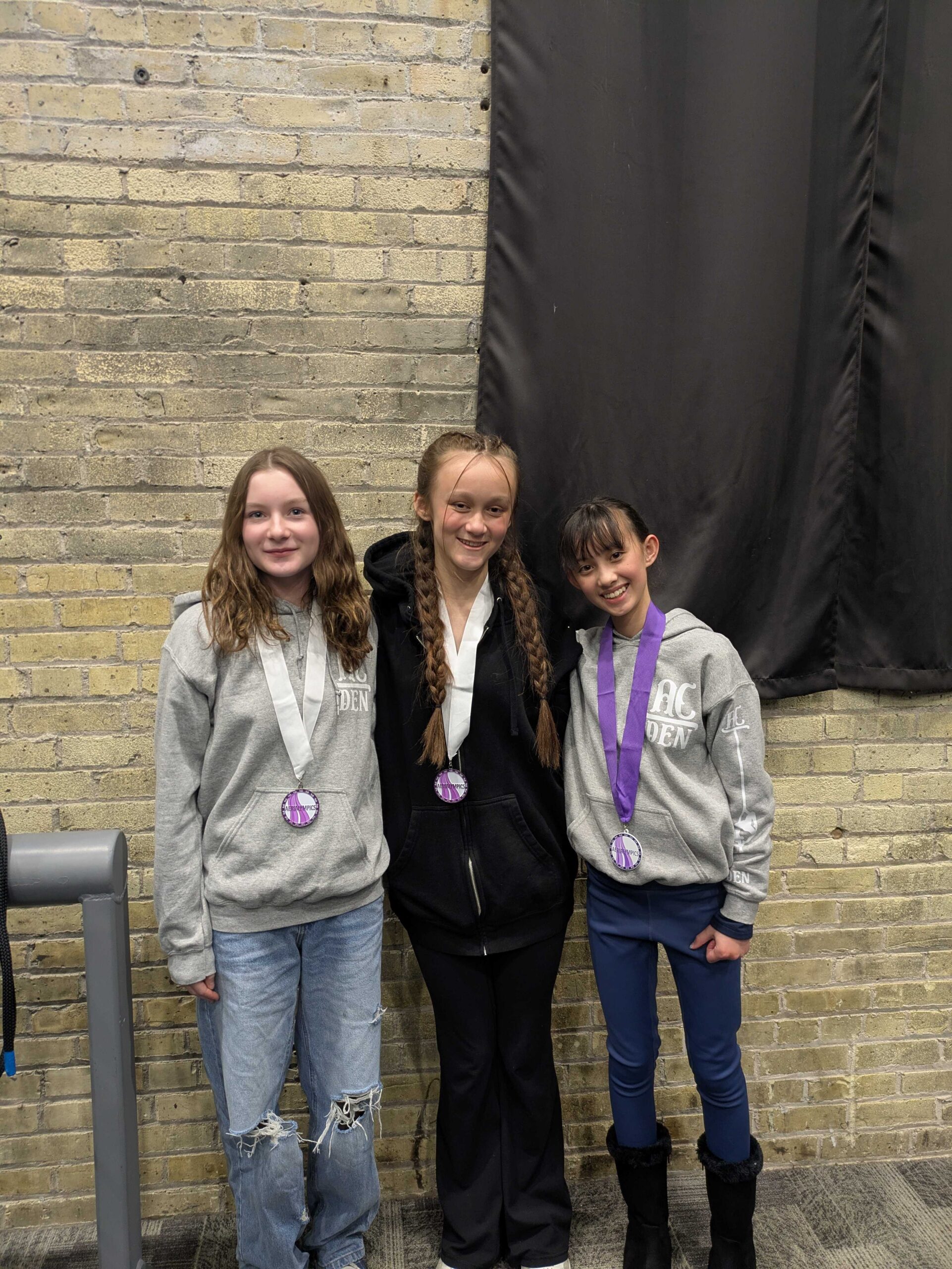 youth competition team at aerial cirque over denver at an in person competition