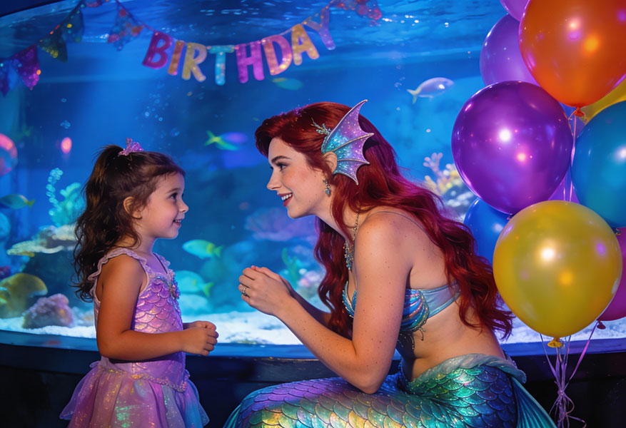 ACOD_little-girl-interacting-with-a-woman-dressed-as-a-mermaid--AerialCirqueOverDenver