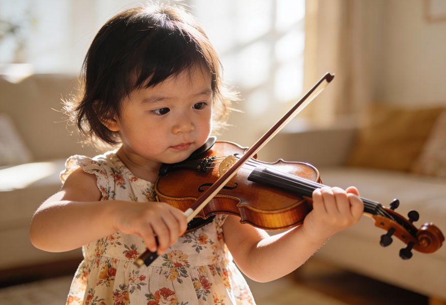 ACOD_toddlerage-girl-plays-violin-in-a-sunlit-living--AerialCirqueOverDenver