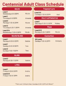 centennial schedule pic