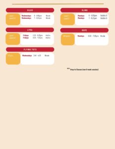 Centennial class schedule picture