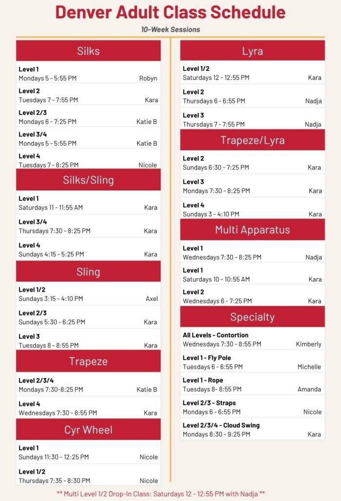 denver schedule pic