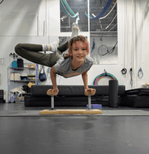 youth contortion classes at aerial cirque over denver