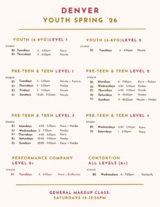 Spring 2026 Schedule Pic