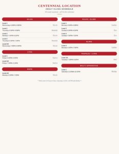 centennial schedule pic