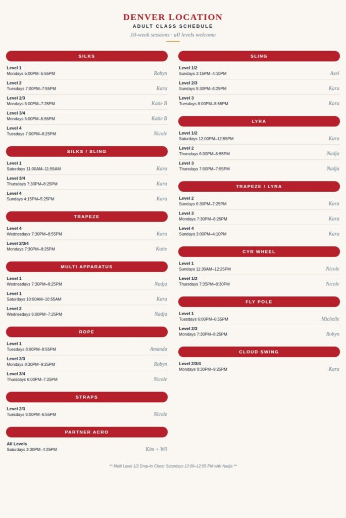 denver schedule pic